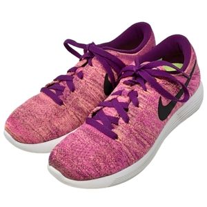 Nike LunarEpic Low Flyknit women's size 9 sneaker, shoes, pink purple